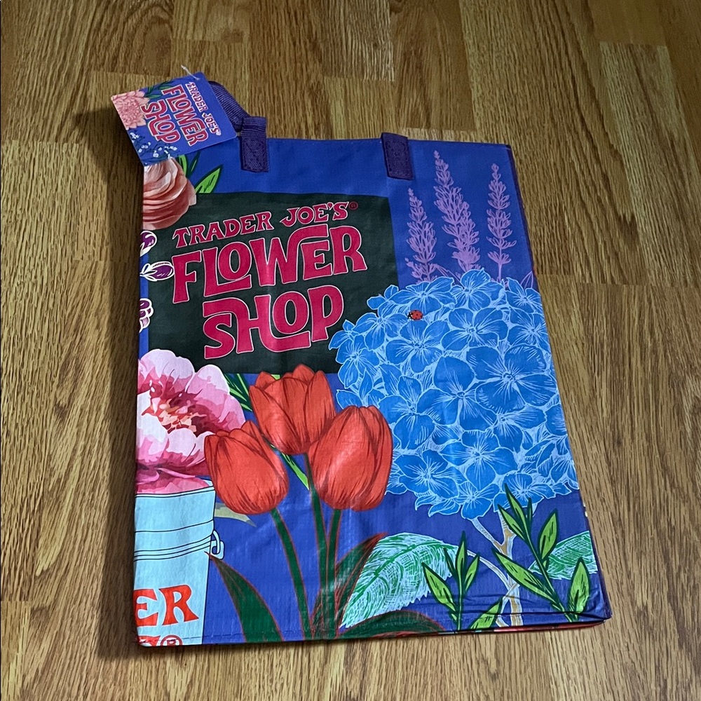 Brand new RARE FLOWER SHOP bag 
Trader Joe's Floral Reusable Bag